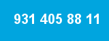 931 405 88 11